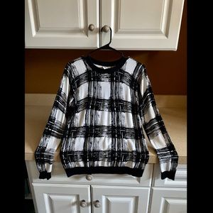 NWT! ASOS Sweater - Black And White Crewneck